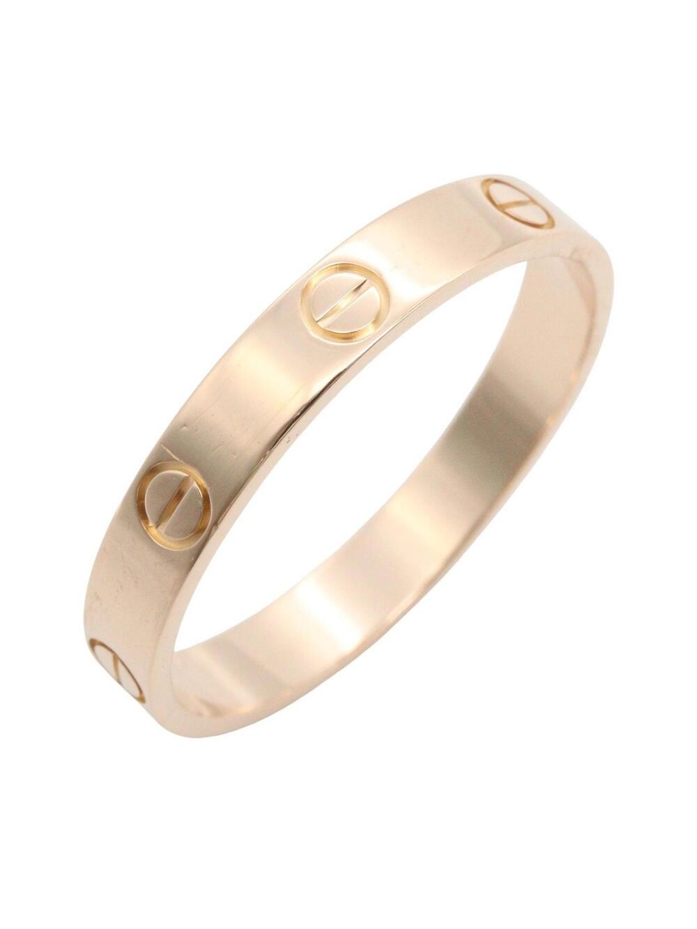 Cartier Mini Love Ring 18Kpg Pink Rose #363067C14B